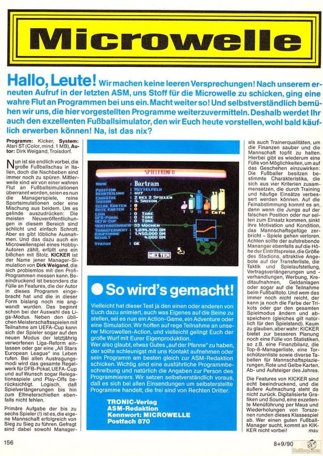 ASM Microwelle 8+9/91